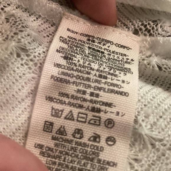 Free People dark night runaway ruffle leather tunic size Small - Picture 10 of 10